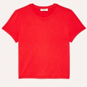 Aritzia Babaton Short Sleeve T-shirt - XS Red